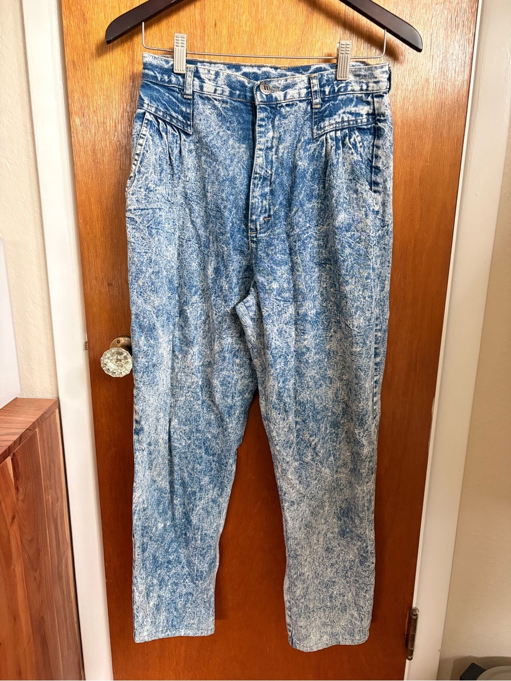 Vintage Cherokee Acid Wash Denim Jeans - Blue